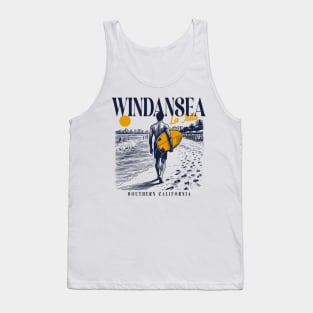 Vintage Surfing Windansea, La Jolla, California // Retro Surfer Sketch // Surfer's Paradise Tank Top